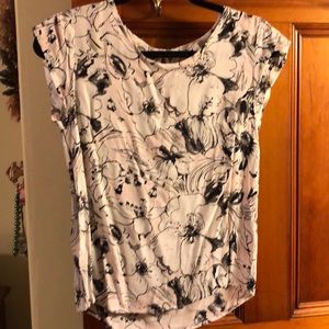 Rayon floral blouse
